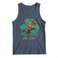 How Lucky Are We Tank Top Cowboy Western Irish St Patrick's Day
