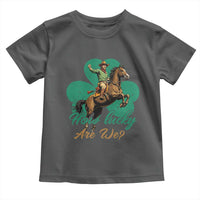 How Lucky Are We Toddler T Shirt Cowboy Western Irish St Patrick's Day