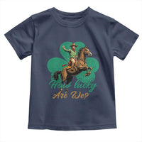How Lucky Are We Toddler T Shirt Cowboy Western Irish St Patrick's Day