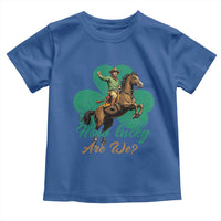 How Lucky Are We Toddler T Shirt Cowboy Western Irish St Patrick's Day