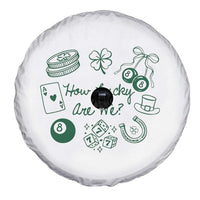 How Lucky Are We Spare Tire Cover Irish Shamrock Horseshoe St Patricks Day
