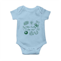How Lucky Are We Baby Onesie Irish Shamrock Horseshoe St Patricks Day