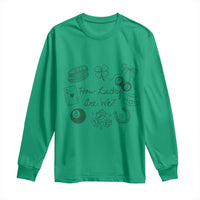 How Lucky Are We Long Sleeve Shirt Irish Shamrock Horseshoe St Patricks Day