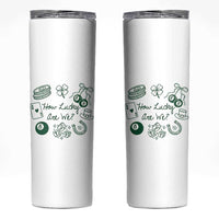 How Lucky Are We Skinny Tumbler Irish Shamrock Horseshoe St Patricks Day