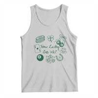 How Lucky Are We Tank Top Irish Shamrock Horseshoe St Patricks Day