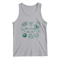 How Lucky Are We Tank Top Irish Shamrock Horseshoe St Patricks Day