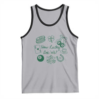 How Lucky Are We Tank Top Irish Shamrock Horseshoe St Patricks Day