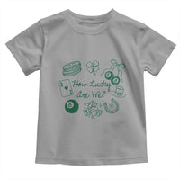 How Lucky Are We Toddler T Shirt Irish Shamrock Horseshoe St Patricks Day