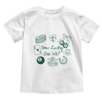 How Lucky Are We Toddler T Shirt Irish Shamrock Horseshoe St Patricks Day
