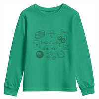 How Lucky Are We Youth Sweatshirt Irish Shamrock Horseshoe St Patricks Day