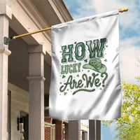 How Lucky Are We Garden Flag Cowboy Western St Patrick's Day