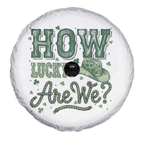 How Lucky Are We Spare Tire Cover Cowboy Western St Patrick's Day