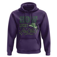 How Lucky Are We Hoodie Cowboy Western St Patrick's Day
