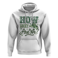 How Lucky Are We Hoodie Cowboy Western St Patrick's Day