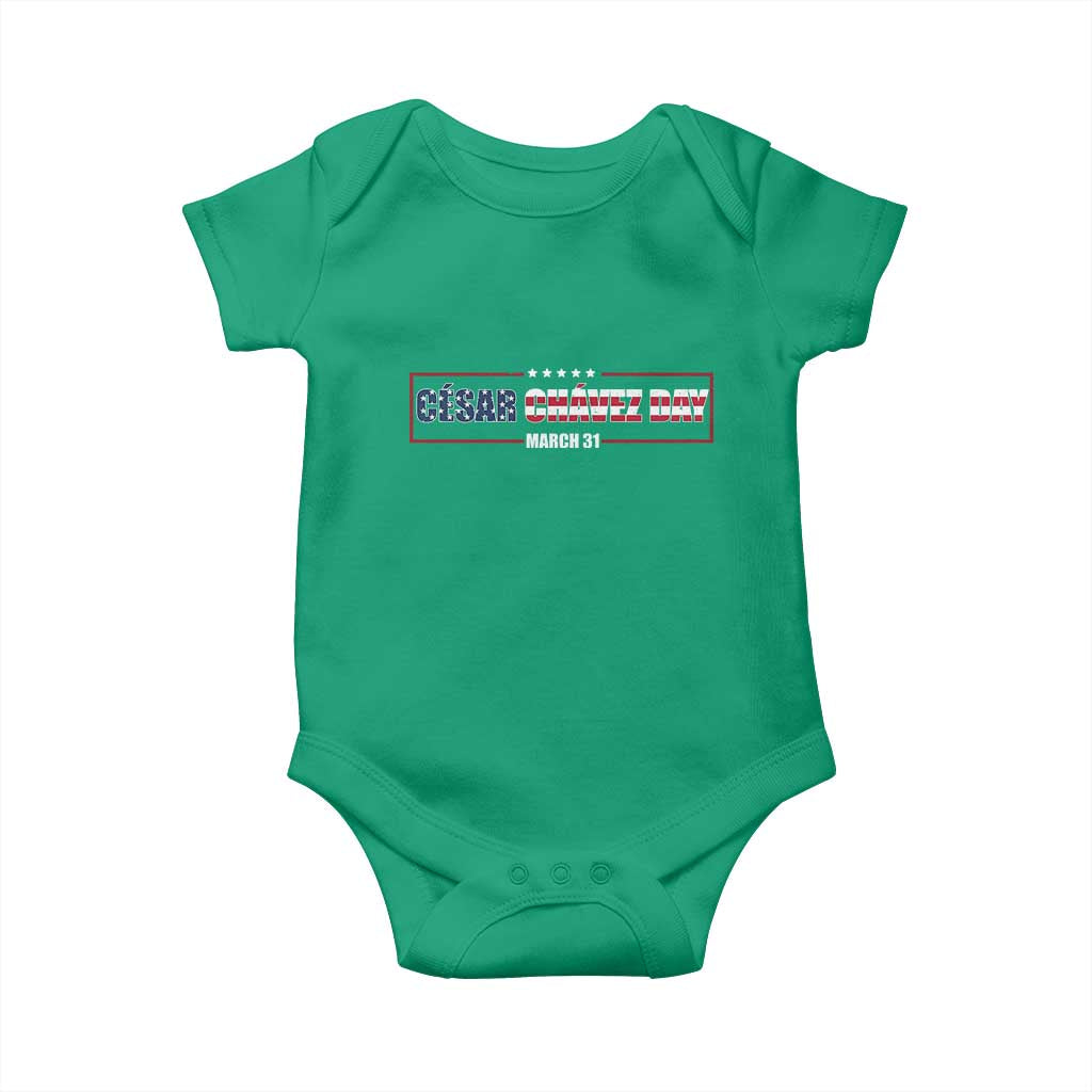 Cesar Chavez Baby Onesie Hispanic Heritage Month Mexican Immigrant