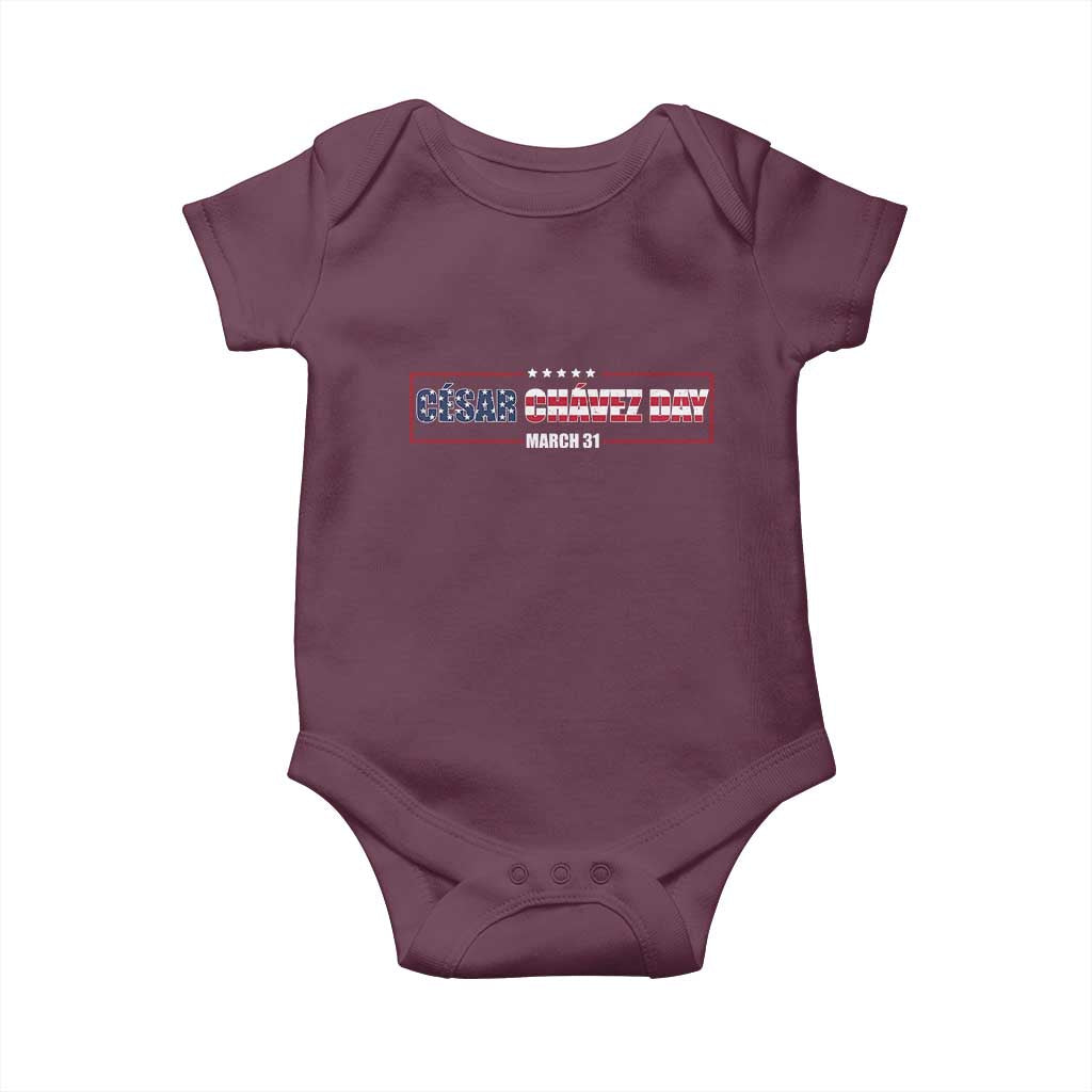 Cesar Chavez Baby Onesie Hispanic Heritage Month Mexican Immigrant