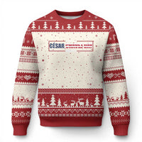 Cesar Chavez Ugly Christmas Sweater Hispanic Heritage Month Mexican Immigrant