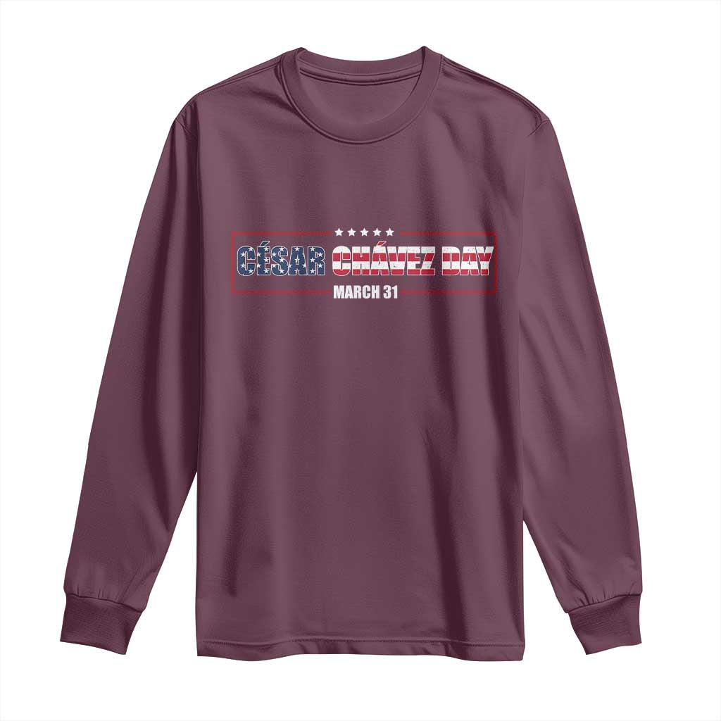Cesar Chavez Long Sleeve Shirt Hispanic Heritage Month Mexican Immigrant