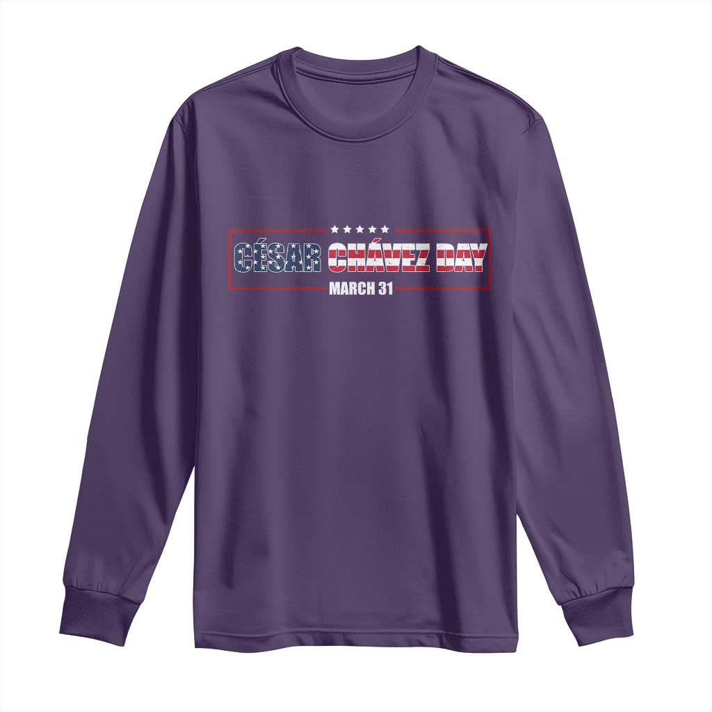 Cesar Chavez Long Sleeve Shirt Hispanic Heritage Month Mexican Immigrant