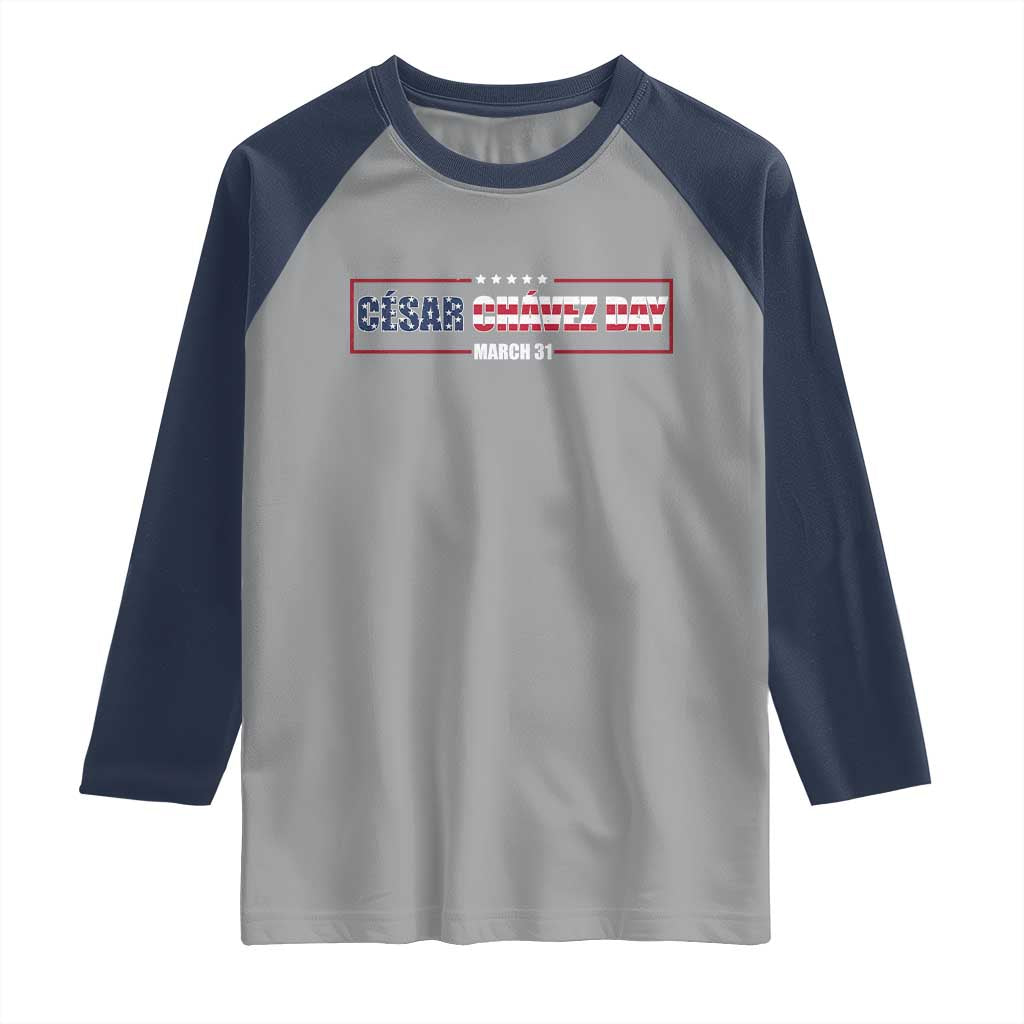 Cesar Chavez Raglan Shirt Hispanic Heritage Month Mexican Immigrant