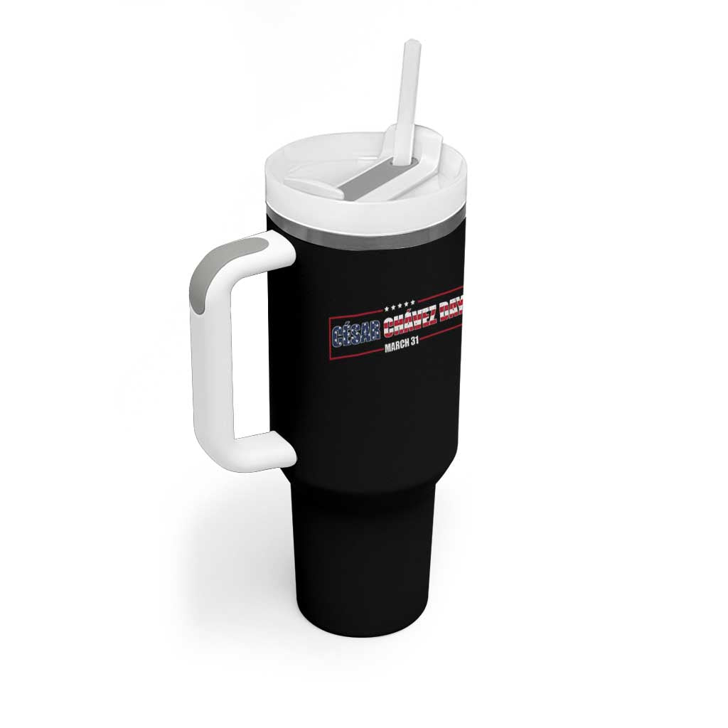 Cesar Chavez Tumbler With Handle Hispanic Heritage Month Mexican Immigrant