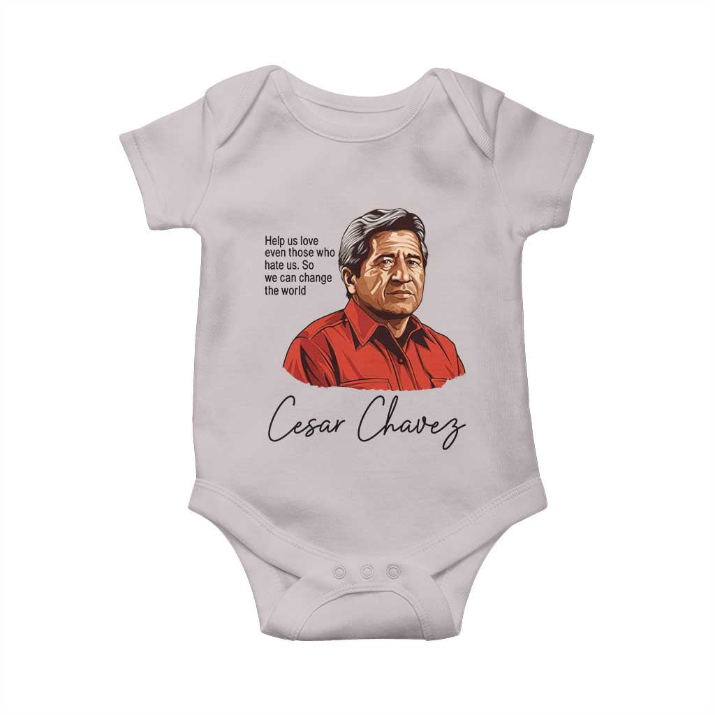 Cesar Chavez Quote Baby Onesie 31 March Celebration Day