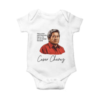 Cesar Chavez Quote Baby Onesie 31 March Celebration Day