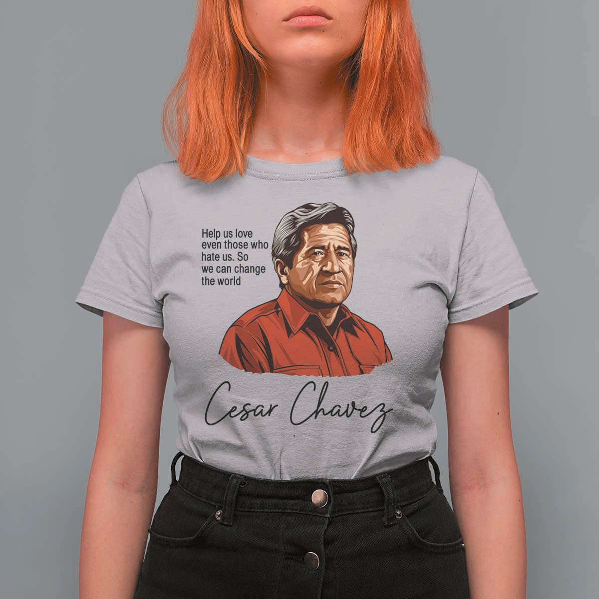 Cesar Chavez Quote T Shirt For Women 31 March Celebration Day