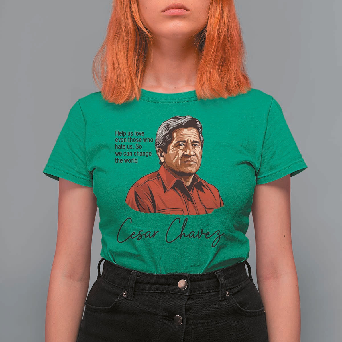 Cesar Chavez Quote T Shirt For Women 31 March Celebration Day