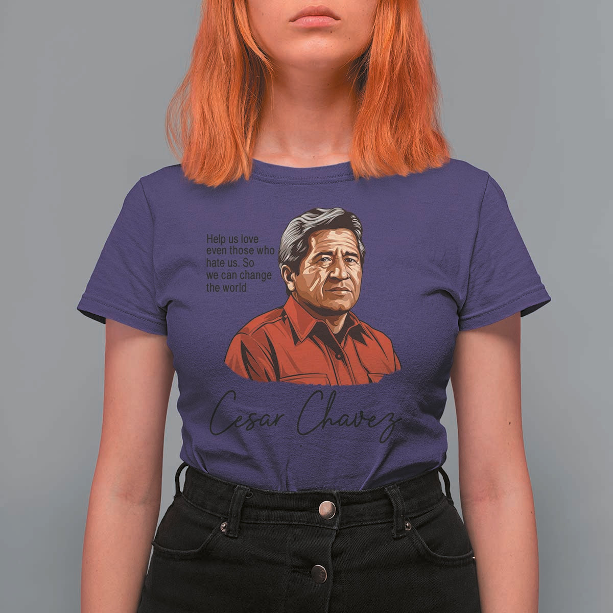 Cesar Chavez Quote T Shirt For Women 31 March Celebration Day