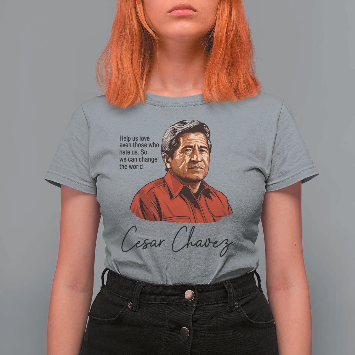 Cesar Chavez Quote T Shirt For Women 31 March Celebration Day