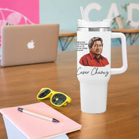 Cesar Chavez Quote Tumbler With Handle 31 March Celebration Day