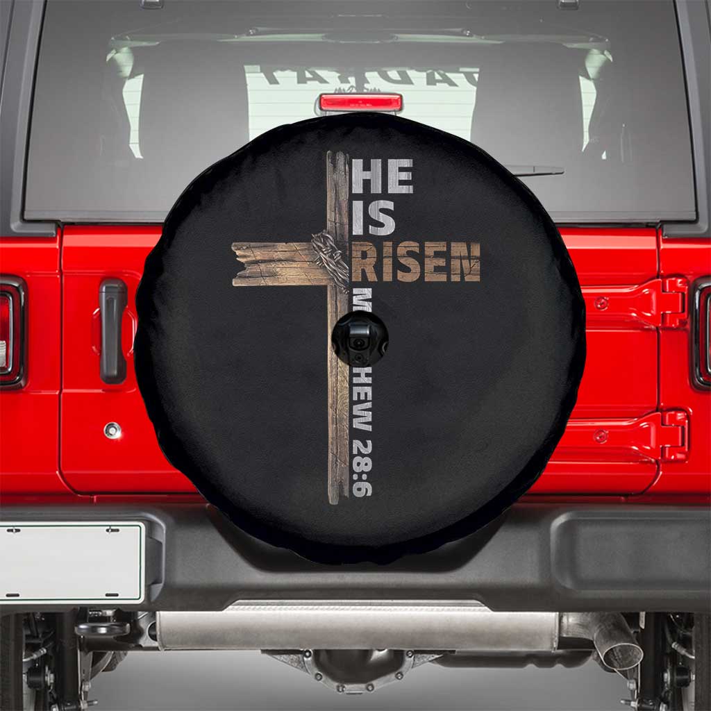 He is Risen Christian Spare Tire Cover Easter Cross Jesus Christian