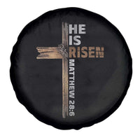 He is Risen Christian Spare Tire Cover Easter Cross Jesus Christian