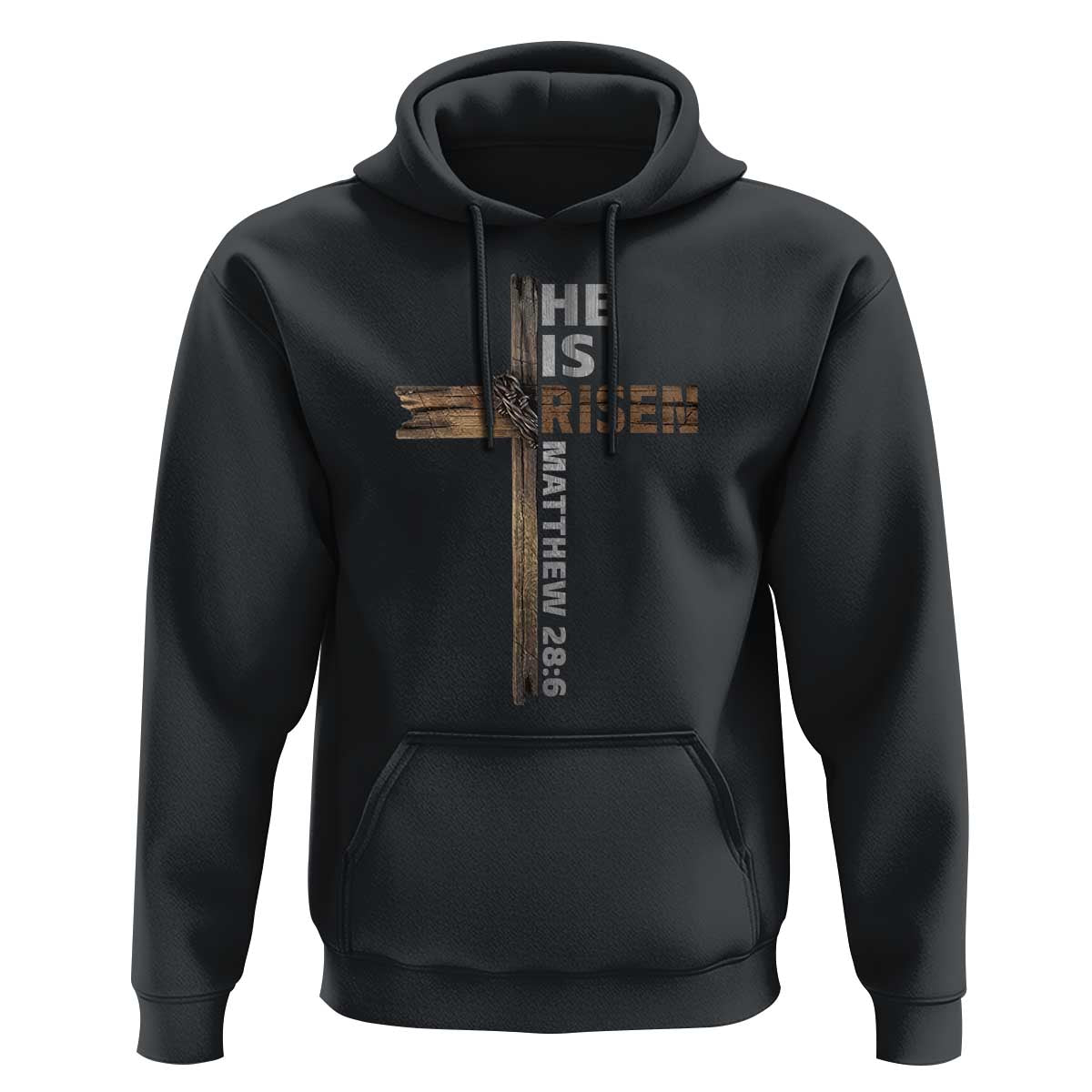 He is Risen Christian Hoodie Easter Cross Jesus Christian