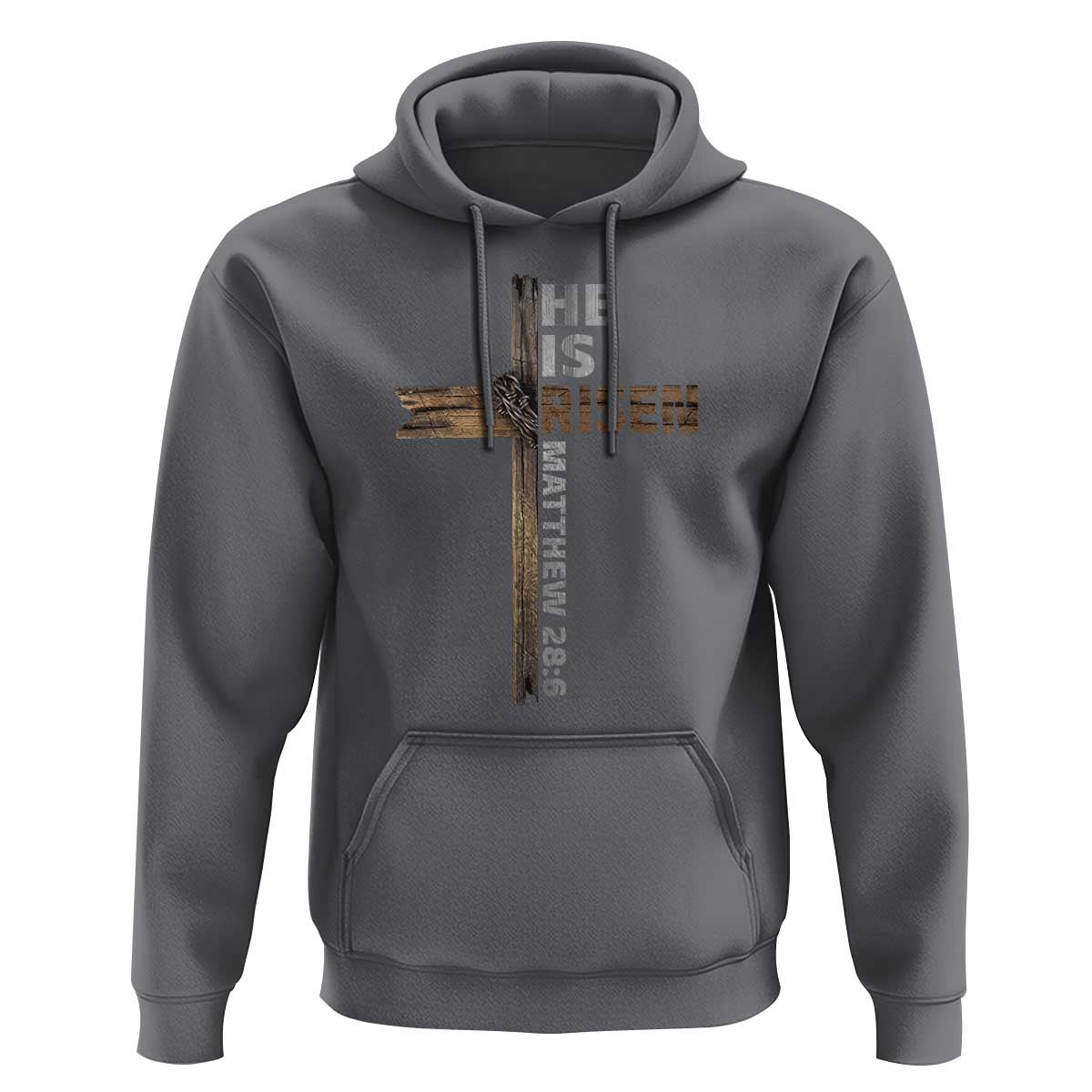 He is Risen Christian Hoodie Easter Cross Jesus Christian