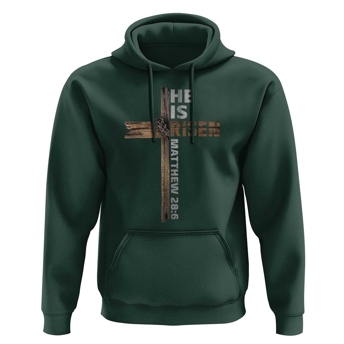 He is Risen Christian Hoodie Easter Cross Jesus Christian