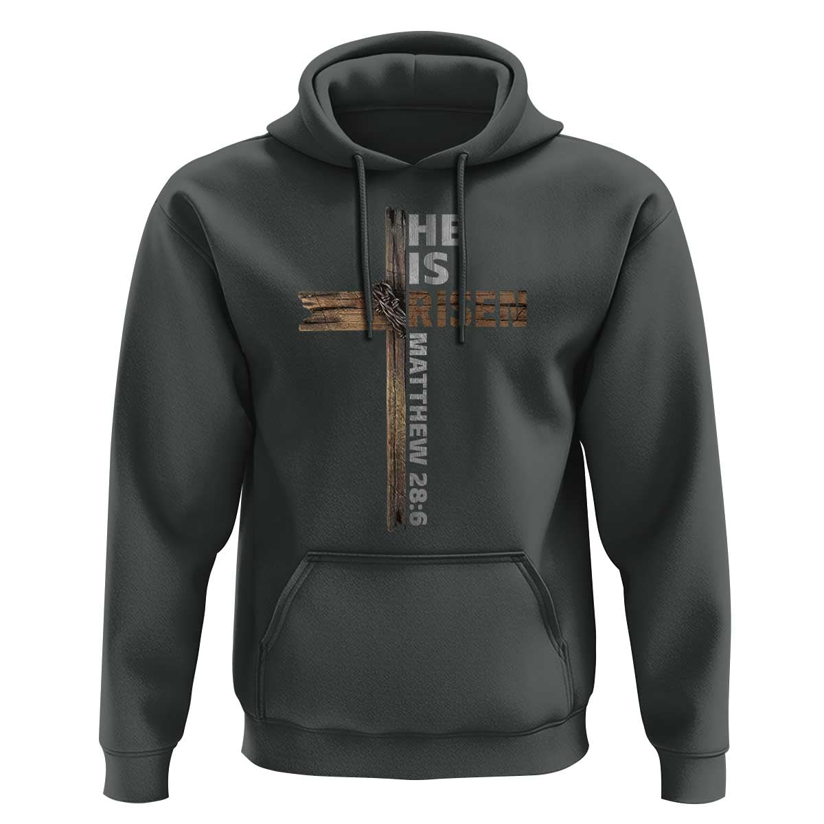 He is Risen Christian Hoodie Easter Cross Jesus Christian