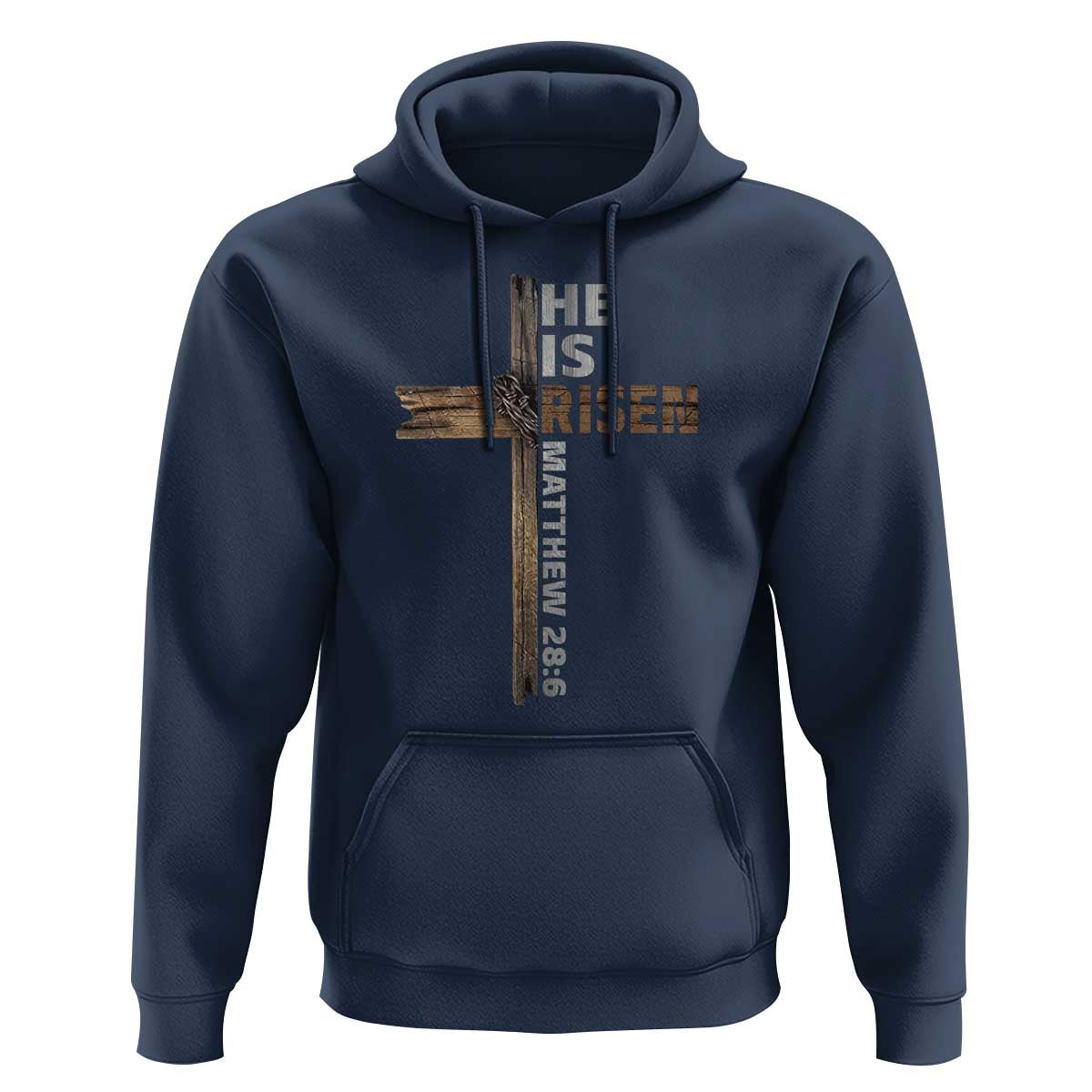 He is Risen Christian Hoodie Easter Cross Jesus Christian