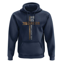 He is Risen Christian Hoodie Easter Cross Jesus Christian