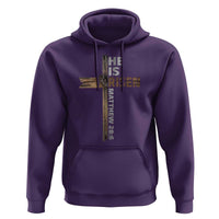 He is Risen Christian Hoodie Easter Cross Jesus Christian