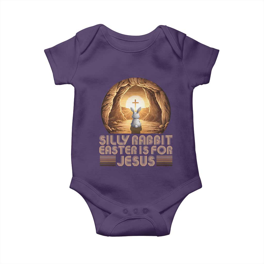 Silly Rabbit Easter Is For Jesus Baby Onesie Christian Jesus Easter
