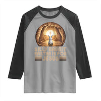 Silly Rabbit Easter Is For Jesus Raglan Shirt Christian Jesus Easter