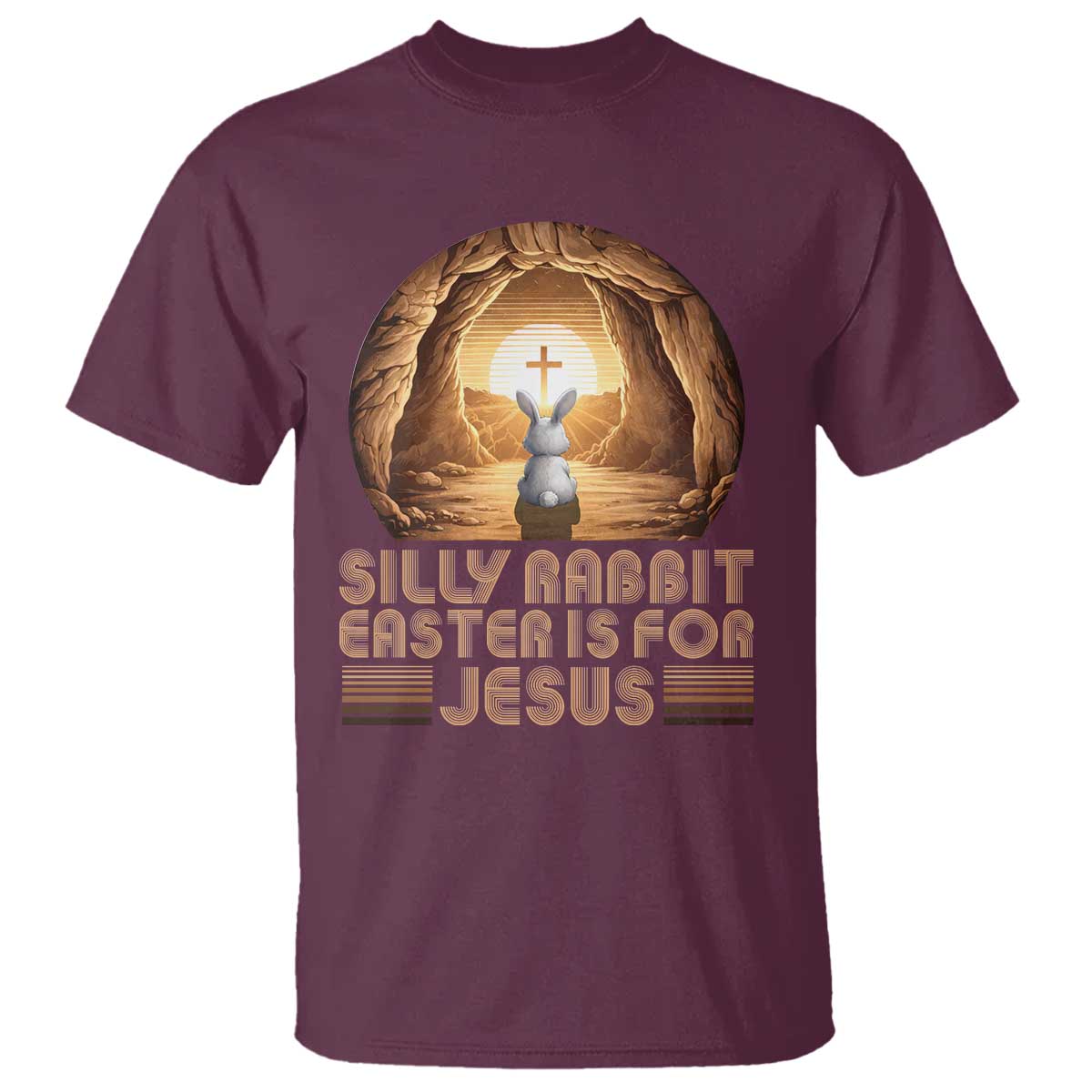 Silly Rabbit Easter Is For Jesus T Shirt Christian Jesus Easter