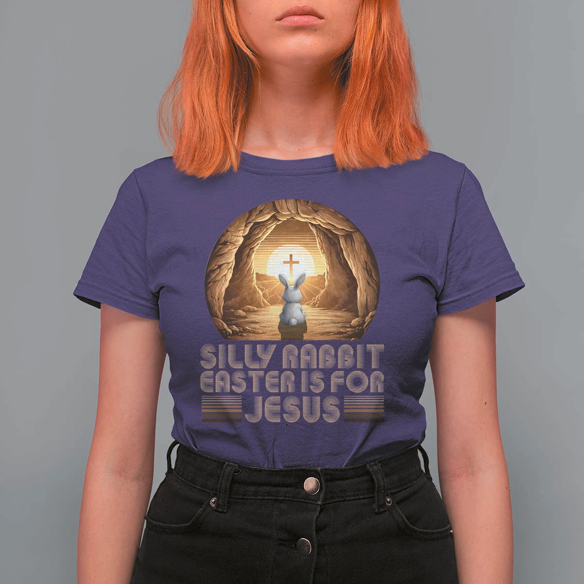 Silly Rabbit Easter Is For Jesus T Shirt For Women Christian Jesus Easter