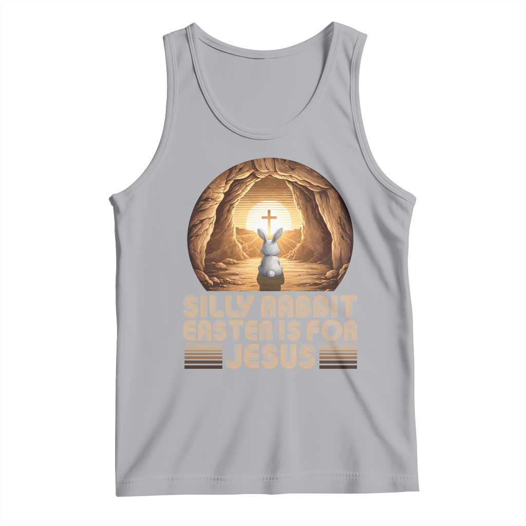Silly Rabbit Easter Is For Jesus Tank Top Christian Jesus Easter