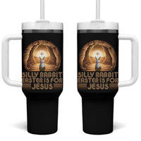 Silly Rabbit Easter Is For Jesus Tumbler With Handle Christian Jesus Easter