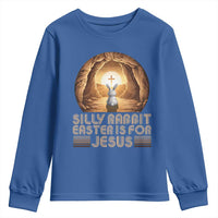 Silly Rabbit Easter Is For Jesus Youth Sweatshirt Christian Jesus Easter