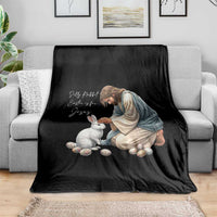 Silly Rabbit Easter Is For Jesus Throw Blanket Christian Easter Religious