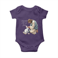 Silly Rabbit Easter Is For Jesus Baby Onesie Christian Easter Religious